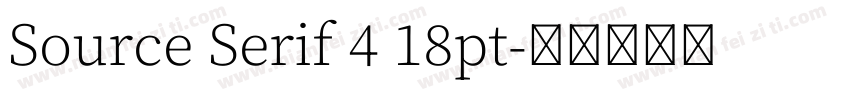 Source Serif 4 18pt字体转换